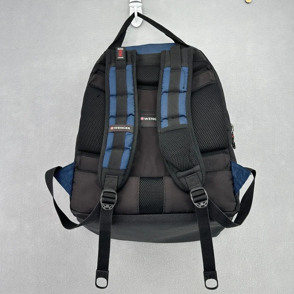 Wenger SwissGear Laptop Backpack Black Blue Grey Travel School Bag 17